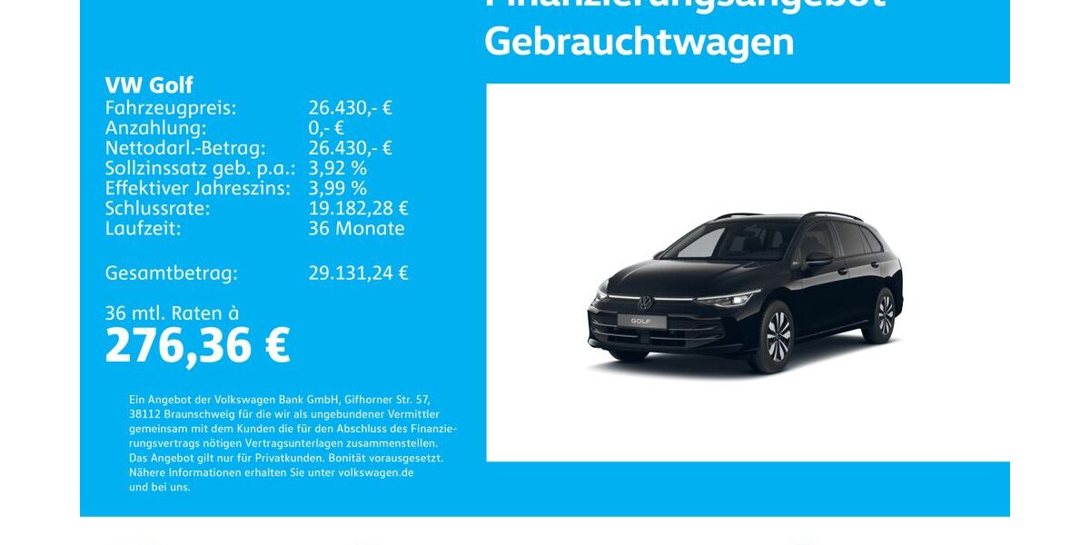 VW Golf 16.122 km 26.430 &euro; Stuttgart-Feuerbach 70469