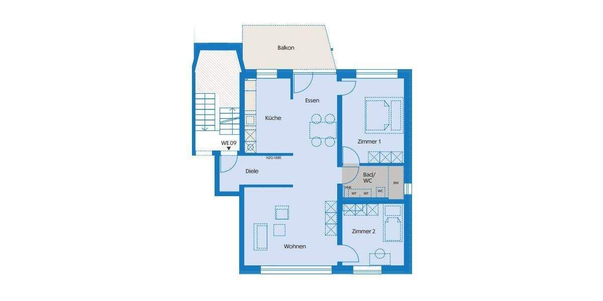 Etagenwohnung Bietigheim-Bissingen / Bissingen Bissingen - 3 Zimmer, 87 m&sup2;, 479.000&euro; | Angebot:25704227