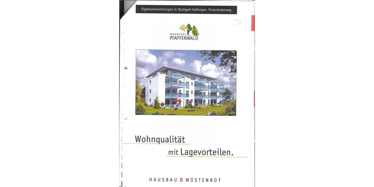 Etagenwohnung Stuttgart Vaihingen - 4.5 Zimmer, 100 m&sup2;, 649.000&euro; | Angebot:23616572