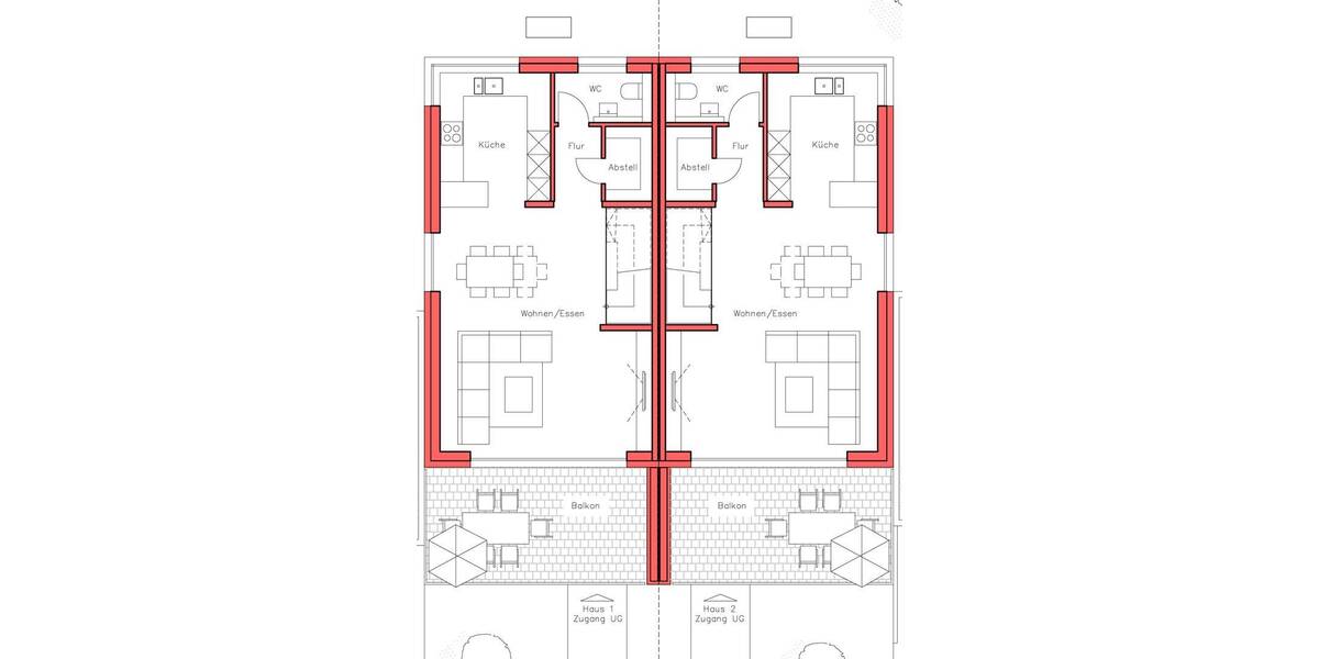 Doppelhaushälfte Weissach Flacht - 6 Zimmer, 164 m&sup2;, 799.000&euro; | Angebot:25687671