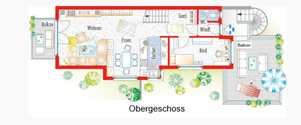 Maisonettenwohnung Aichtal - 4.5 Zimmer, 114 m&sup2;, 499.000&euro; | Angebot:25893734