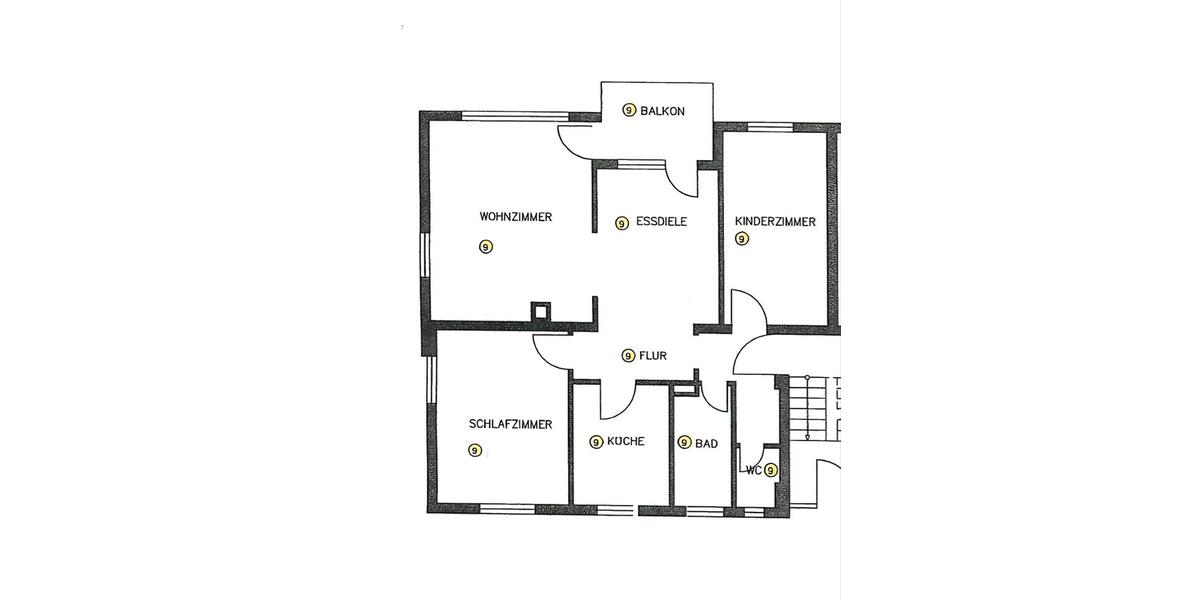 Erdgeschoßwohnung Waiblingen - 3.5 Zimmer, 84 m&sup2;, 1.200&euro; | Angebot:27570395