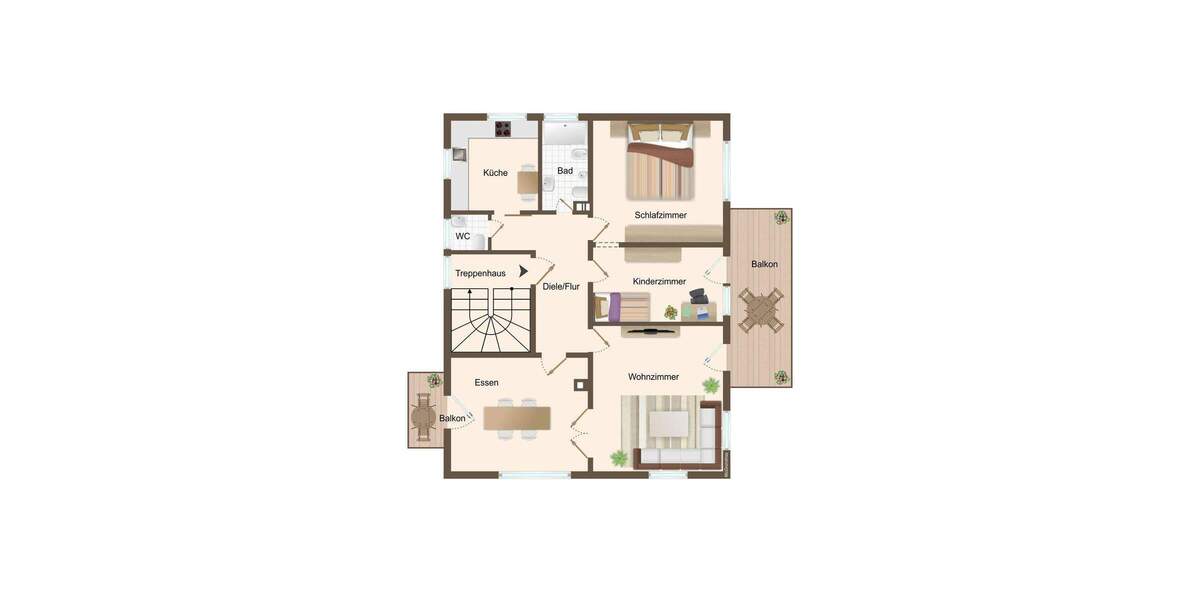 Etagenwohnung Stuttgart Bad Cannstatt - 4 Zimmer, 100 m&sup2;, 598.000&euro; | Angebot:25916380