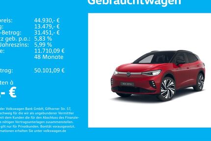 VW ID.4 5.602 km 44.630 &euro; Stuttgart-Wangen 70188
