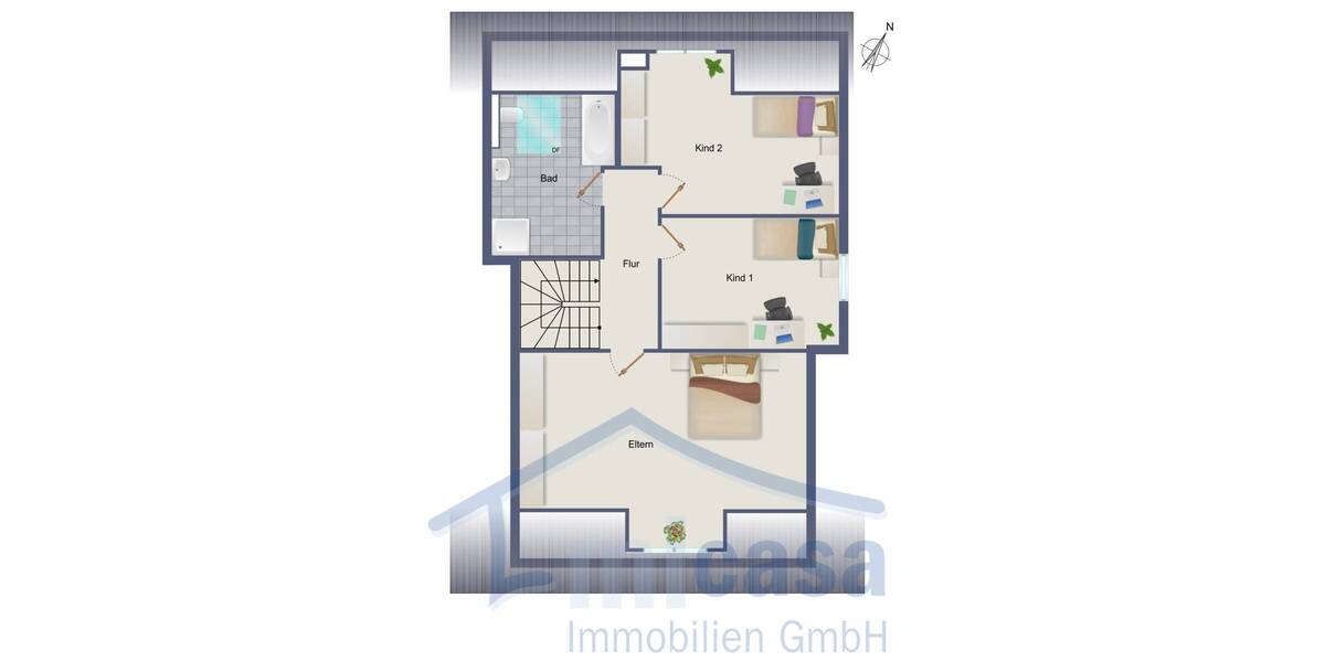 Etagenwohnung Waiblingen / Neustadt Rems-Murr-Kreis Neustadt - 5 Zimmer, 125 m&sup2;, 716.900&euro; | Angebot:25776981