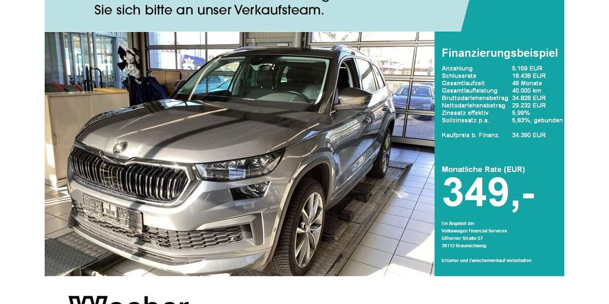 Skoda Kodiaq 76.658 km 34.388 &euro; Leonberg 71229