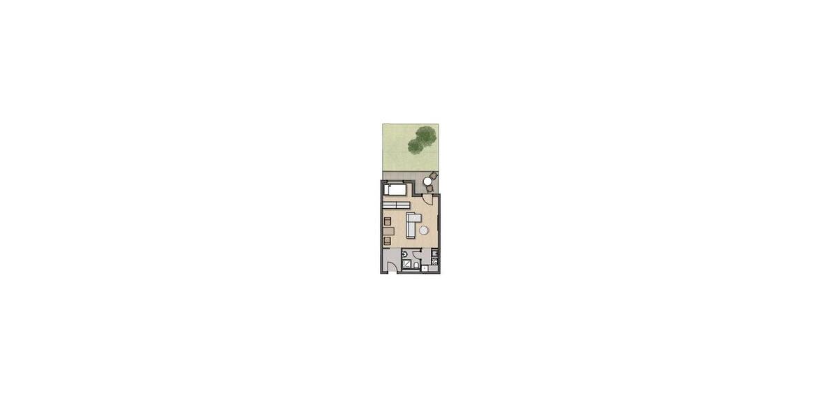 Erdgeschoßwohnung Filderstadt - 1 Zimmer, 36 m&sup2;, 750&euro; | Angebot:26663425