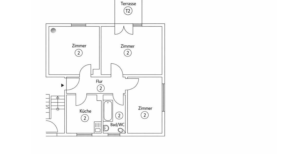 Erdgeschoßwohnung Ebersbach an der Fils - 3 Zimmer, 68 m&sup2;, 850&euro; | Angebot:26004535
