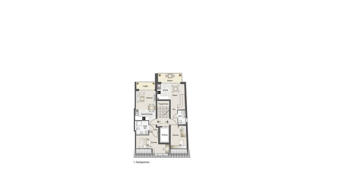 Etagenwohnung Stuttgart Bad Cannstatt - 4 Zimmer, 80 m&sup2;, 718.000&euro; | Angebot:25802174