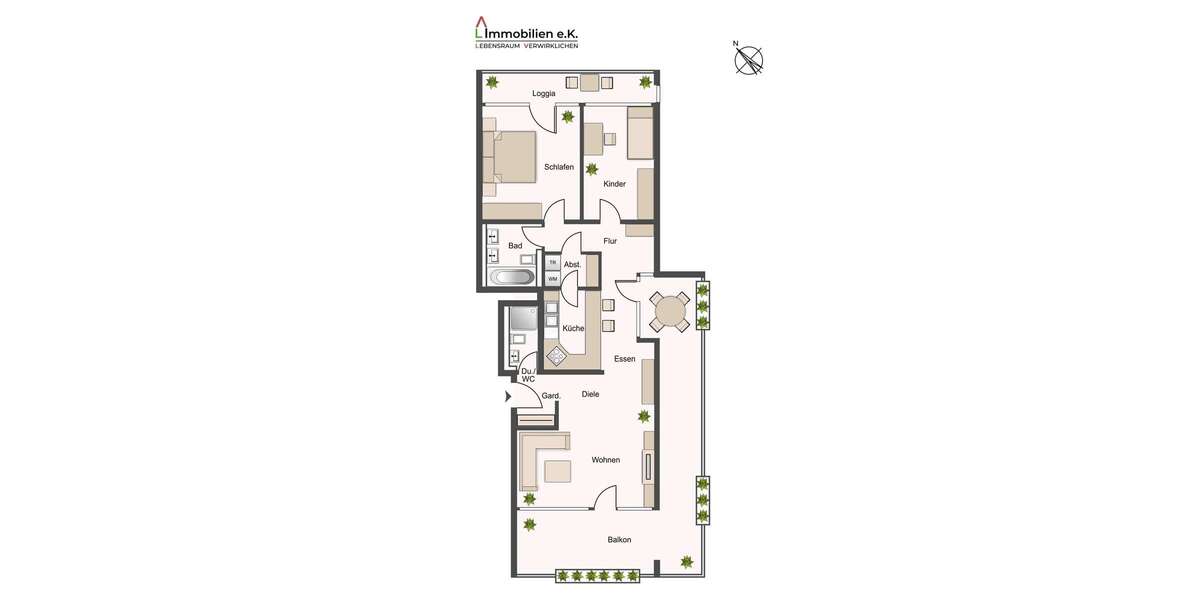 Etagenwohnung Stuttgart / Neugereut Neugereut - 3 Zimmer, 86 m&sup2;, 280.000&euro; | Angebot:24815756