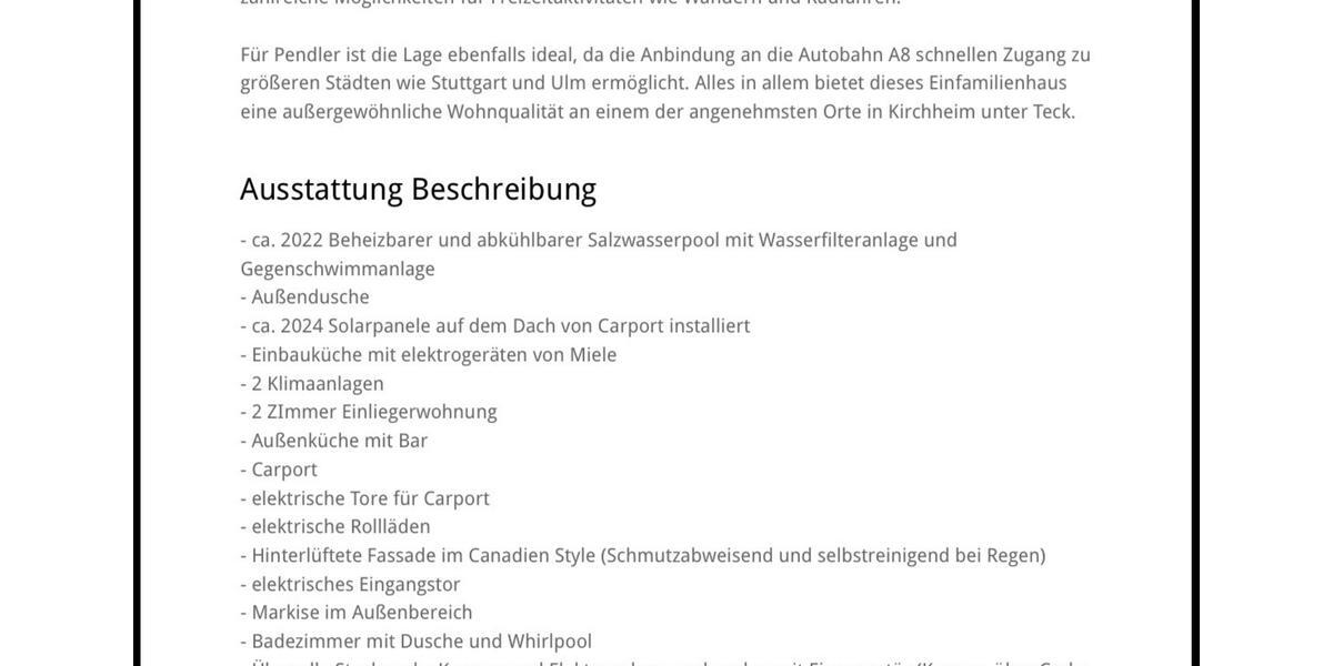 Einfamilienhaus Kirchheim unter Teck - 8.5 Zimmer, 220 m&sup2;, 799.000&euro; | Angebot:25409205
