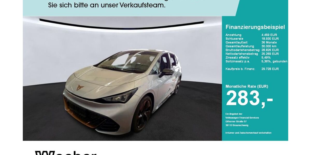 Cupra Born 26.340 km 29.250 &euro; Leonberg 71229
