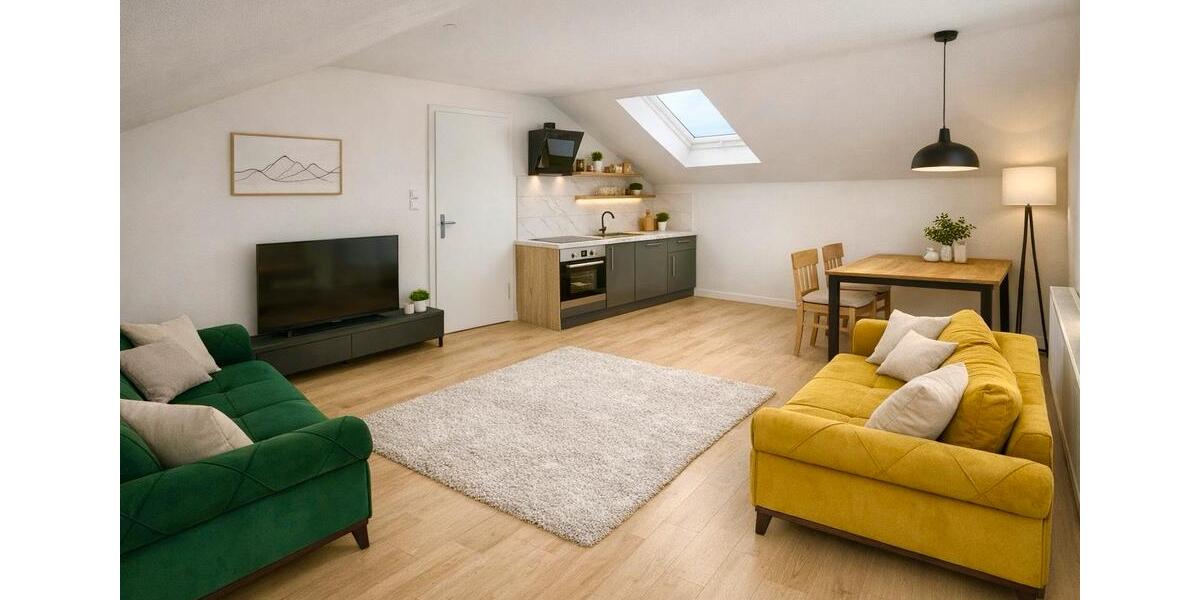 Dachgeschoßwohnung Fellbach Oeffingen - 2 Zimmer, 42 m&sup2;, 740&euro; | Angebot:25933800