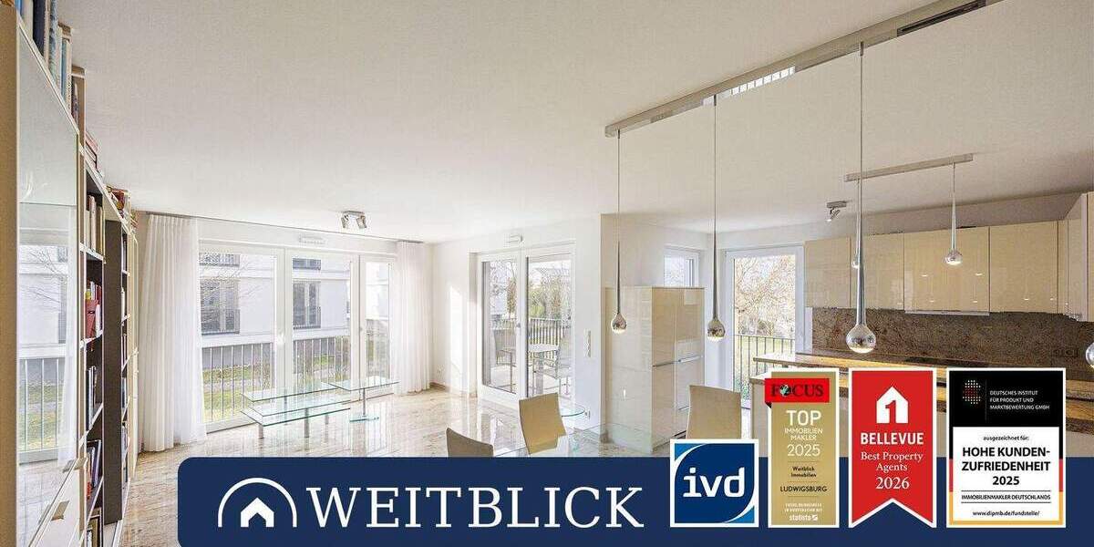 Etagenwohnung Leonberg Ramtel - 3 Zimmer, 103 m&sup2;, 595.000&euro; | Angebot:25698019