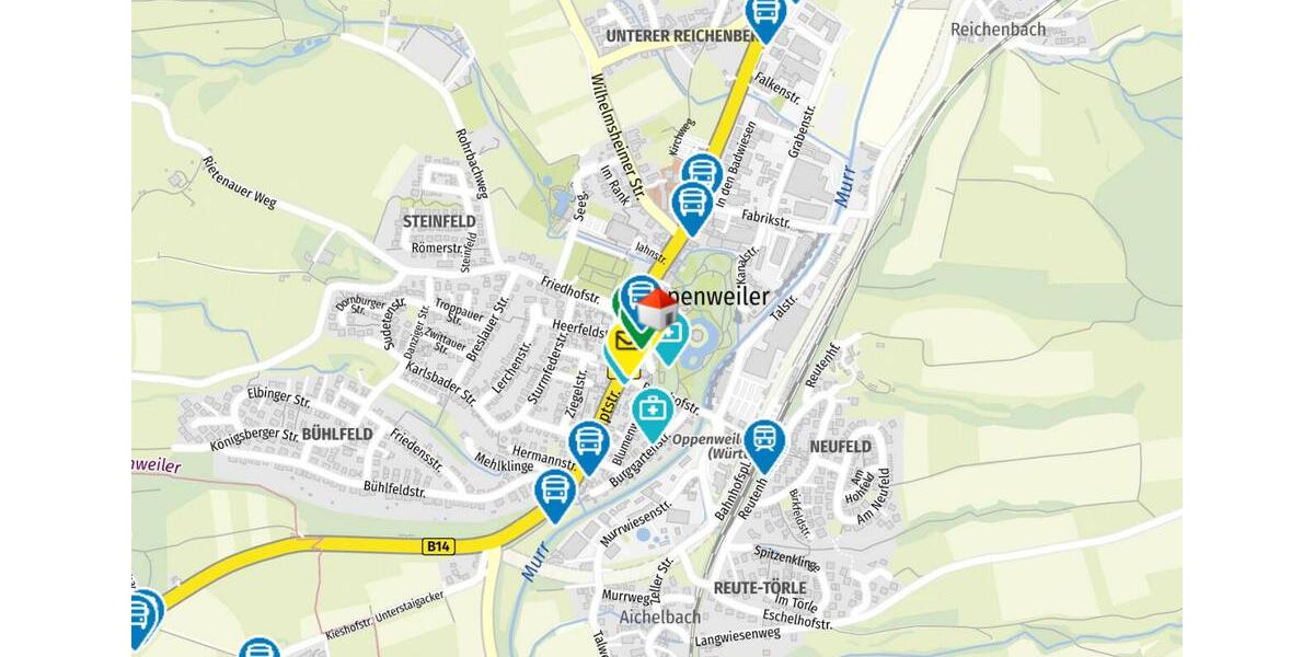 Erdgeschoßwohnung Oppenweiler - 2.5 Zimmer, 57 m&sup2;, 780&euro; | Angebot:26675983