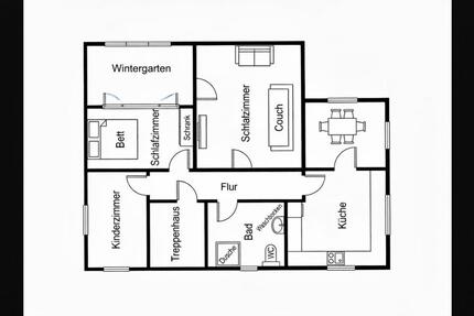 Wohnung Aspach - 4 Zimmer, 92 m&sup2;, 1.550&euro; | Angebot:25576428