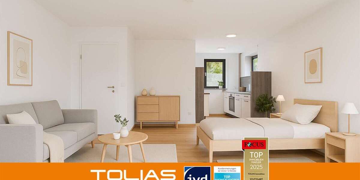 Etagenwohnung Stuttgart Zuffenhausen - 1 Zimmer, 48 m&sup2;, 840&euro; | Angebot:24822067