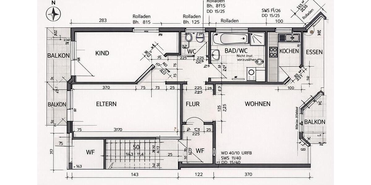 Etagenwohnung Schwaikheim - 3.5 Zimmer, 85 m&sup2;, 330.000&euro; | Angebot:25334708