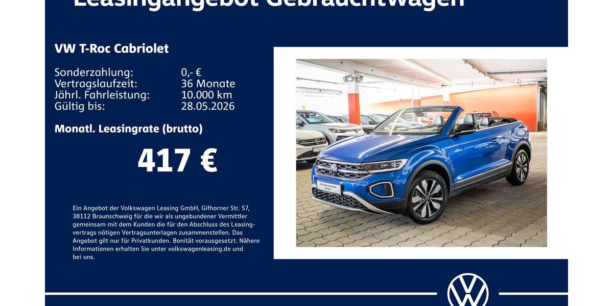 VW T-Roc 6.217 km 32.430 &euro; Stuttgart 70563