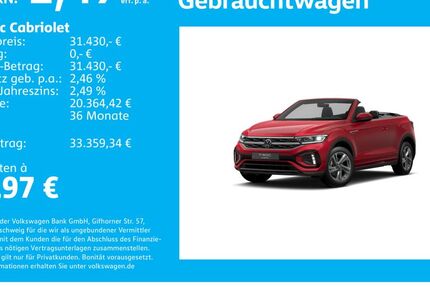 VW T-Roc 24.259 km 30.830 &euro; Stuttgart-Feuerbach 70469