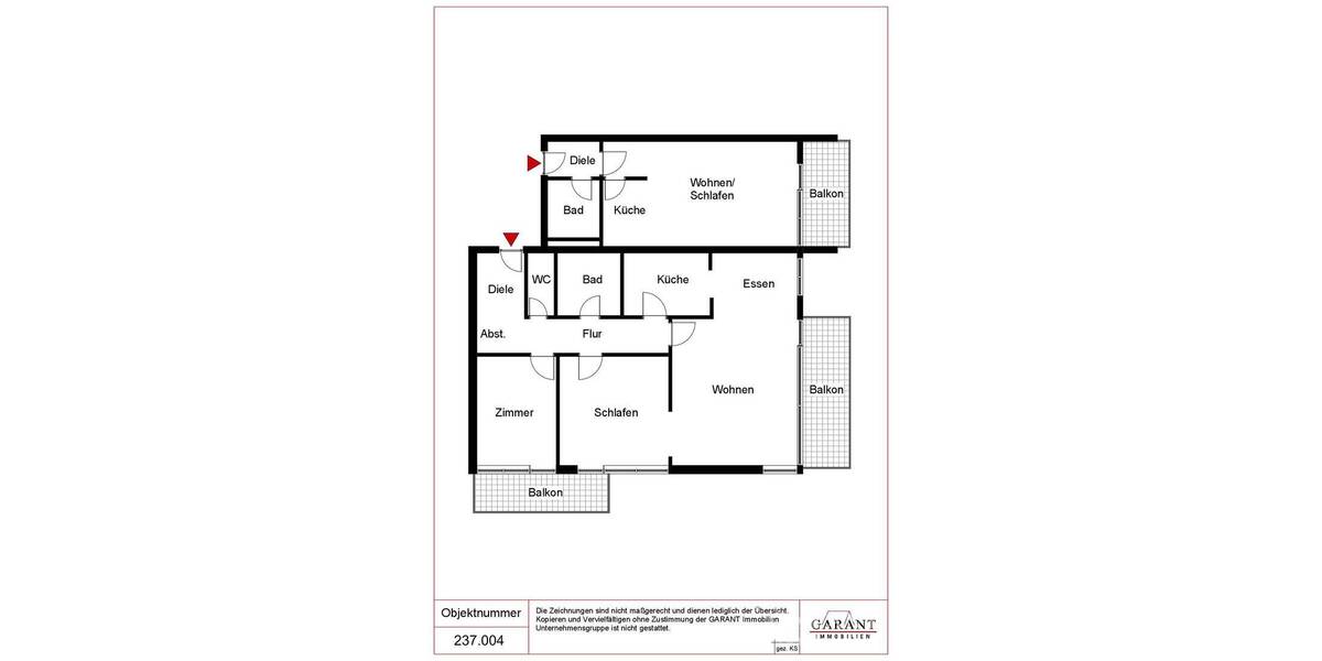 Etagenwohnung Stuttgart Botnang - 4 Zimmer, 117 m&sup2;, 495.000&euro; | Angebot:26686977