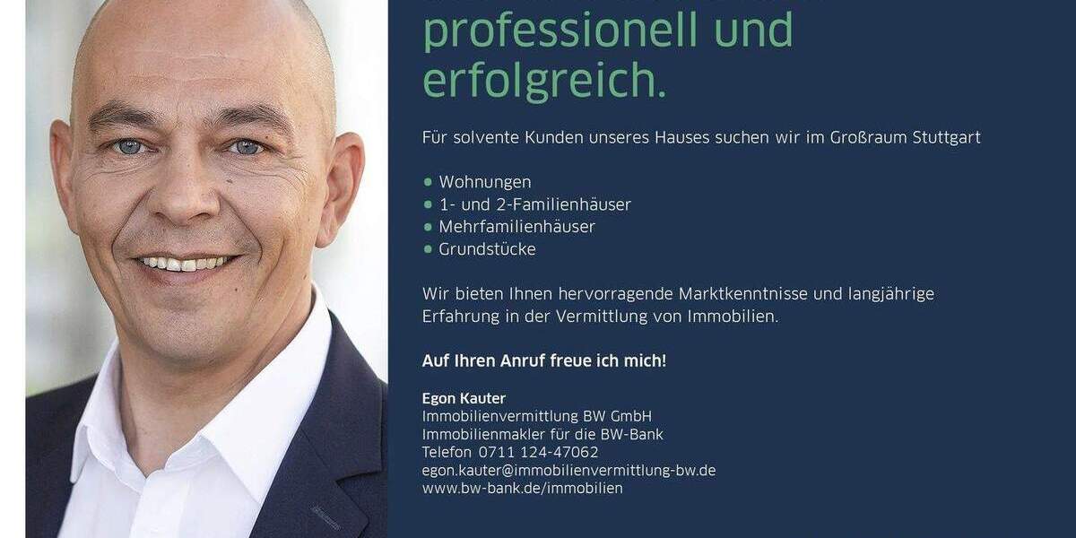 Etagenwohnung Stuttgart Mitte - 2 Zimmer, 52 m&sup2;, 310.000&euro; | Angebot:25679822