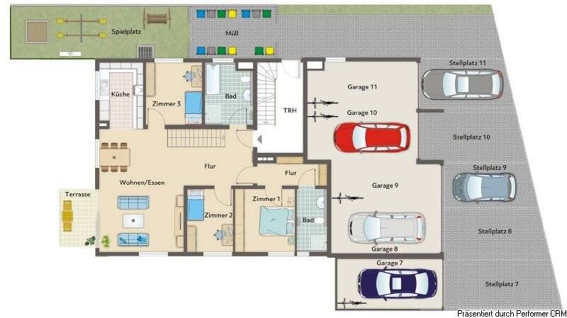 Etagenwohnung Marbach - 3 Zimmer, 72 m&sup2;, 534.000&euro; | Angebot:25664990