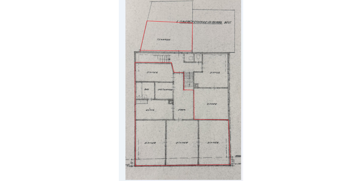 Etagenwohnung Stuttgart Luginsland - 4 Zimmer, 101 m&sup2;, 1.500&euro; | Angebot:25471547
