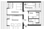 Dachgeschoßwohnung Stuttgart Hedelfingen - 3 Zimmer, 64 m&sup2;, 950&euro; | Angebot:26677369
