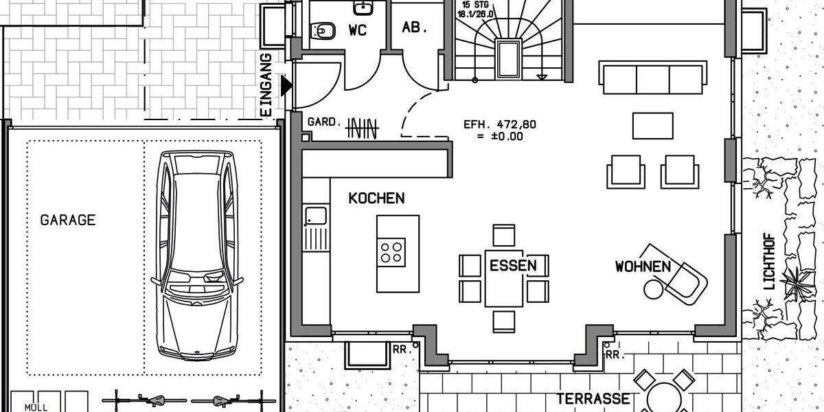 Einfamilienhaus Lichtenwald / Thomashardt Thomashardt - 6 Zimmer, 144 m&sup2;, 790.329&euro; | Angebot:26695973