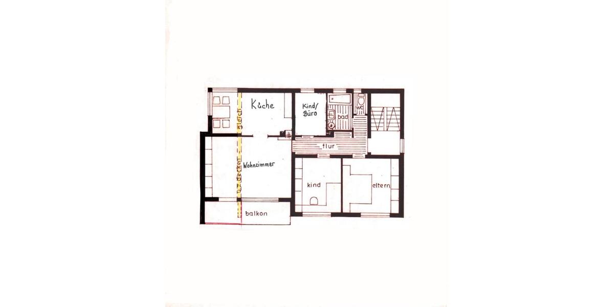 Etagenwohnung Wäschenbeuren - 4 Zimmer, 90 m&sup2;, 990&euro; | Angebot:25332661