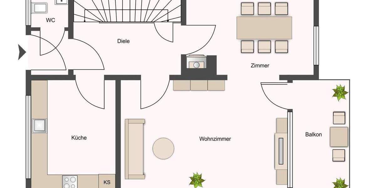 Reihenmittelhaus Kernen-Stetten Stetten - 5 Zimmer, 92 m&sup2;, 440.000&euro; | Angebot:25697776