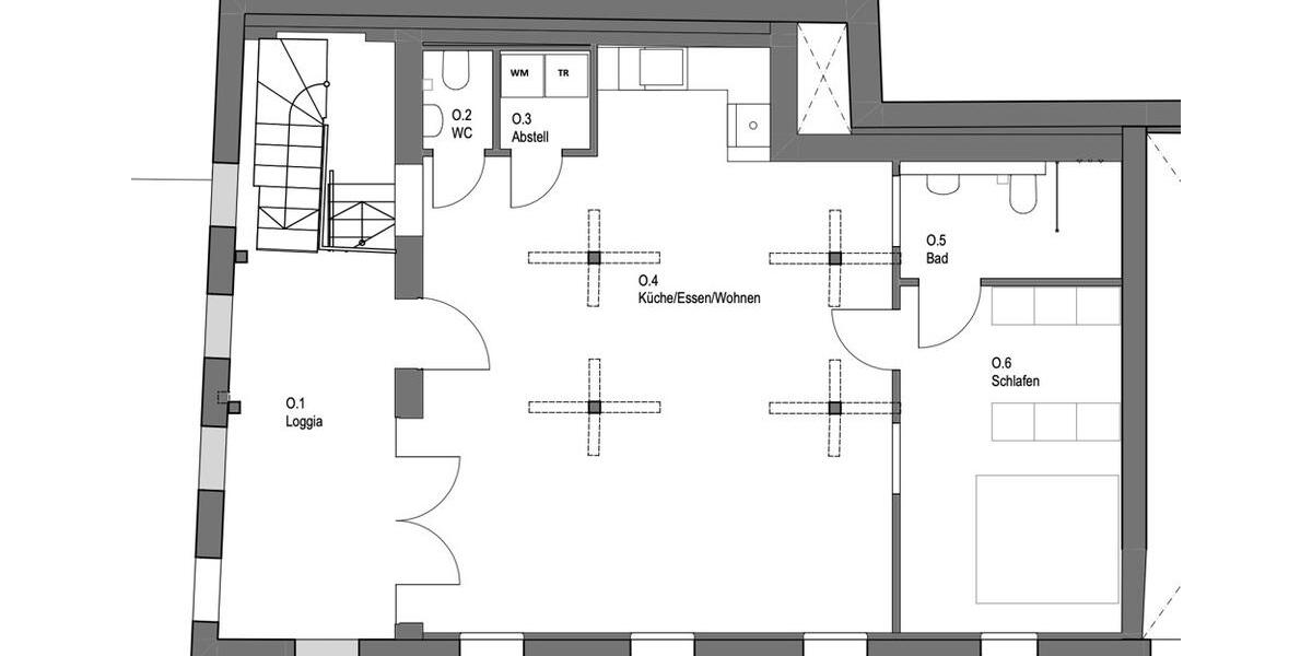 Etagenwohnung Vaihingen an der Enz - 2 Zimmer, 78 m&sup2;, 1.000&euro; | Angebot:26044719