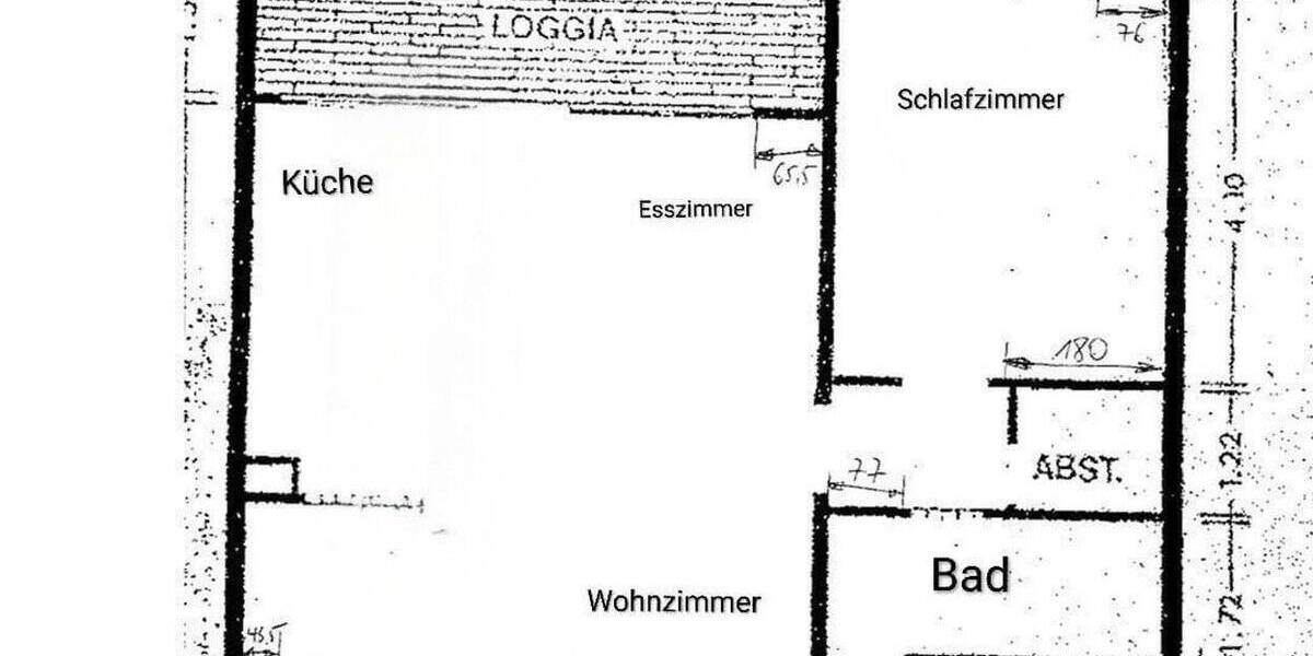 Etagenwohnung Stuttgart Freiberg - 2 Zimmer, 60 m&sup2;, 299.000&euro; | Angebot:25938493