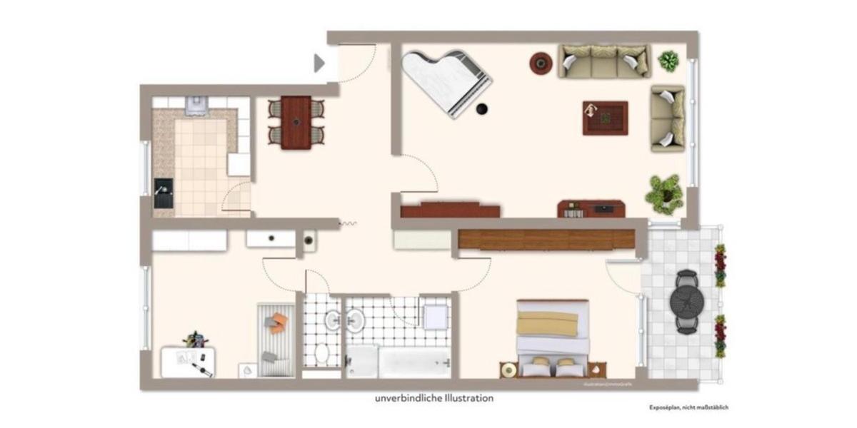 Etagenwohnung Backnang - 3.5 Zimmer, 91 m&sup2;, 1.200&euro; | Angebot:26663437
