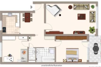 Wohnung Backnang - 3.5 Zimmer, 91 m&sup2;, 1.200&euro; | Angebot:26663437