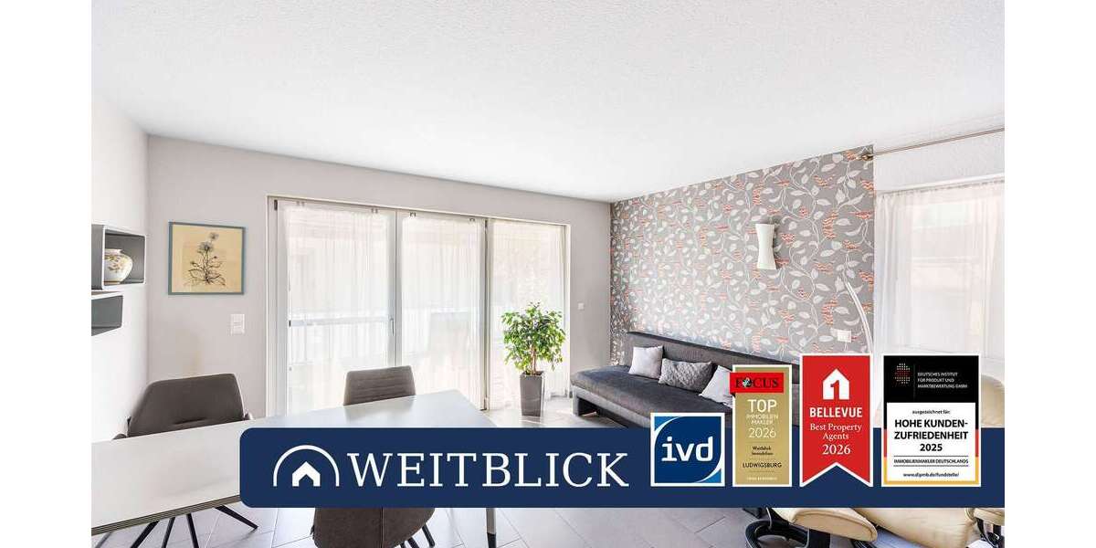 Etagenwohnung Freiberg am Neckar - 2.5 Zimmer, 55 m&sup2;, 229.000&euro; | Angebot:25925728