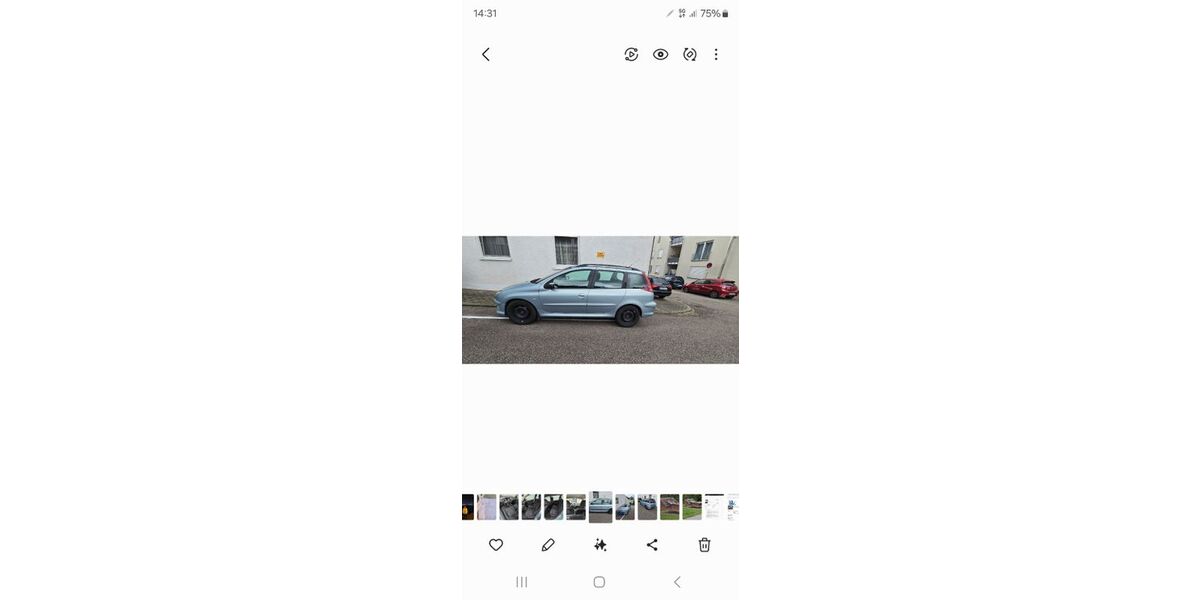 Peugeot 206 245.000 km 790 &euro; Beilstein 71717
