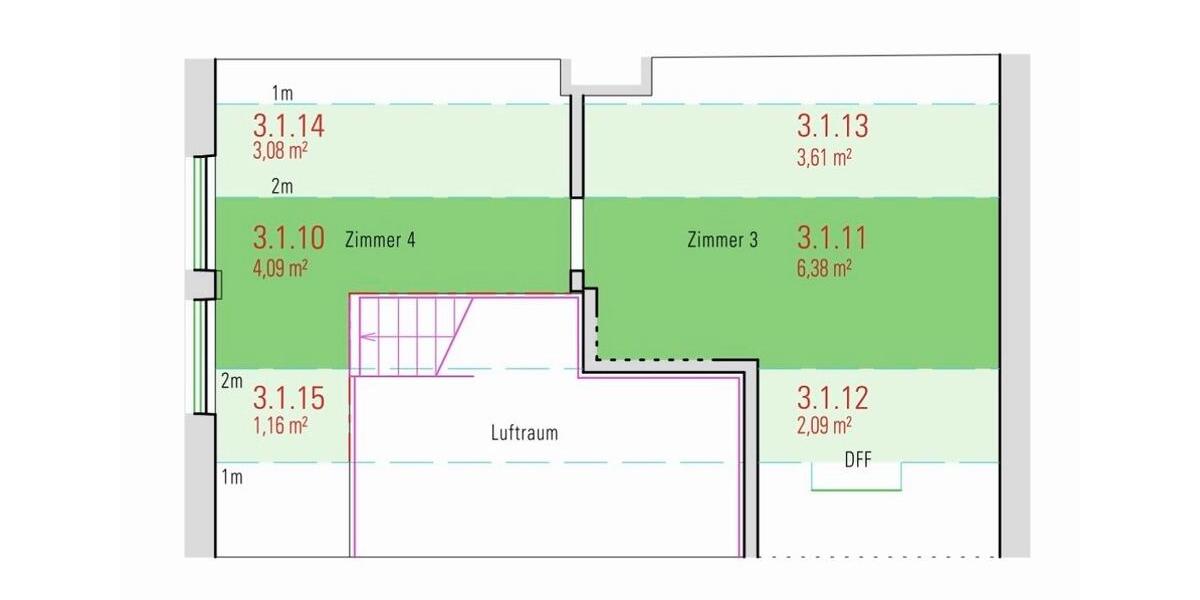 Maisonettenwohnung Stuttgart Zuffenhausen - 3 Zimmer, 60 m&sup2;, 1.000&euro; | Angebot:25936819