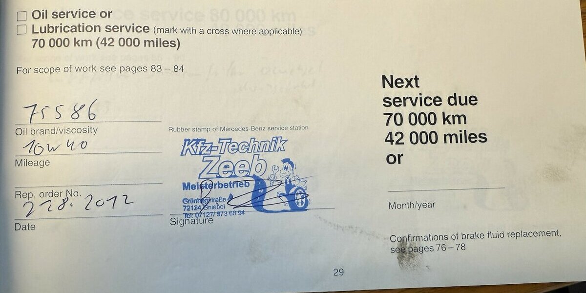 Mercedes-Benz SL 320 R129 Saisonkennzeichen 132.000 km 16.800 &euro; Schorndorf 73614