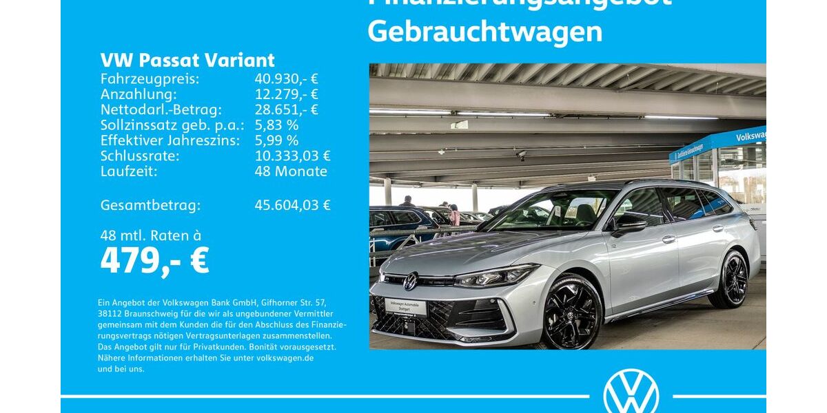 VW Passat Variant 28.400 km 40.630 &euro; Stuttgart-Wangen 70188