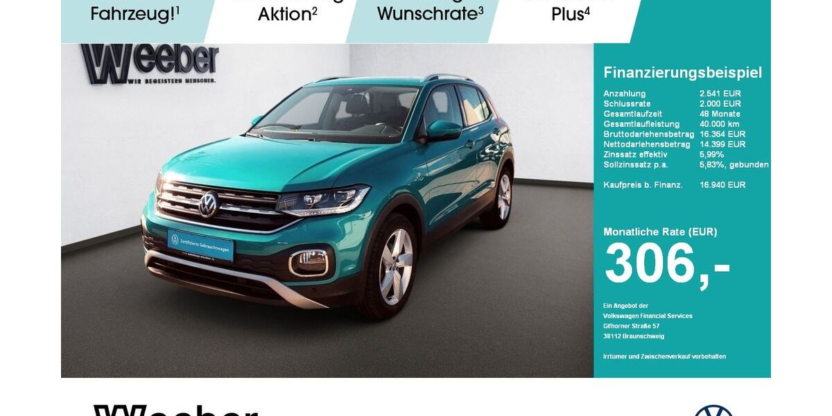 VW T-Cross 54.488 km 16.690 &euro; Leonberg 71229