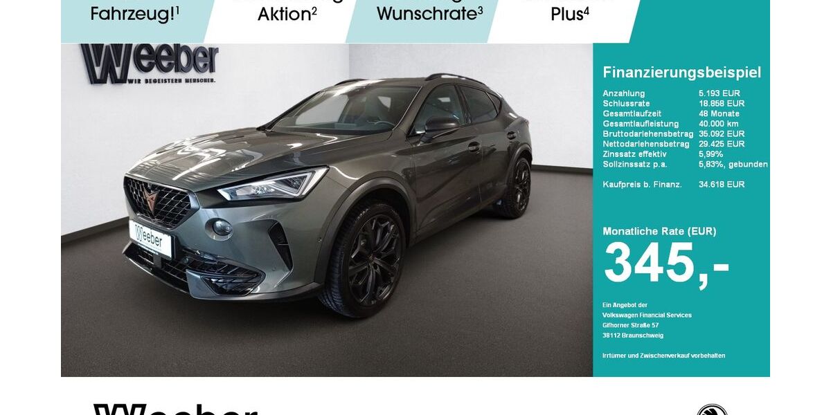 Cupra Formentor 19.845 km 34.368 &euro; Leonberg 71229