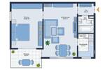 Etagenwohnung Stuttgart / Feuerbach Feuerbach - 2 Zimmer, 50 m&sup2;, 229.000&euro; | Angebot:26499661