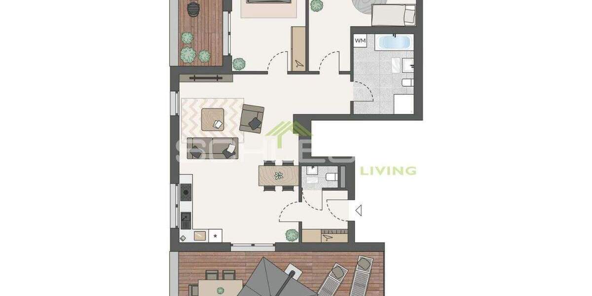 Etagenwohnung Murrhardt - 3 Zimmer, 106 m&sup2;, 563.100&euro; | Angebot:25654204