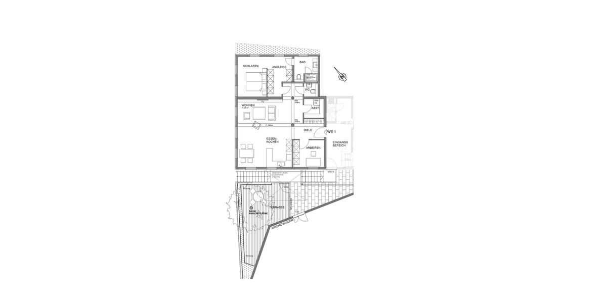 Erdgeschoßwohnung Schwieberdingen - 2 Zimmer, 98 m&sup2;, 1.570&euro; | Angebot:27539423
