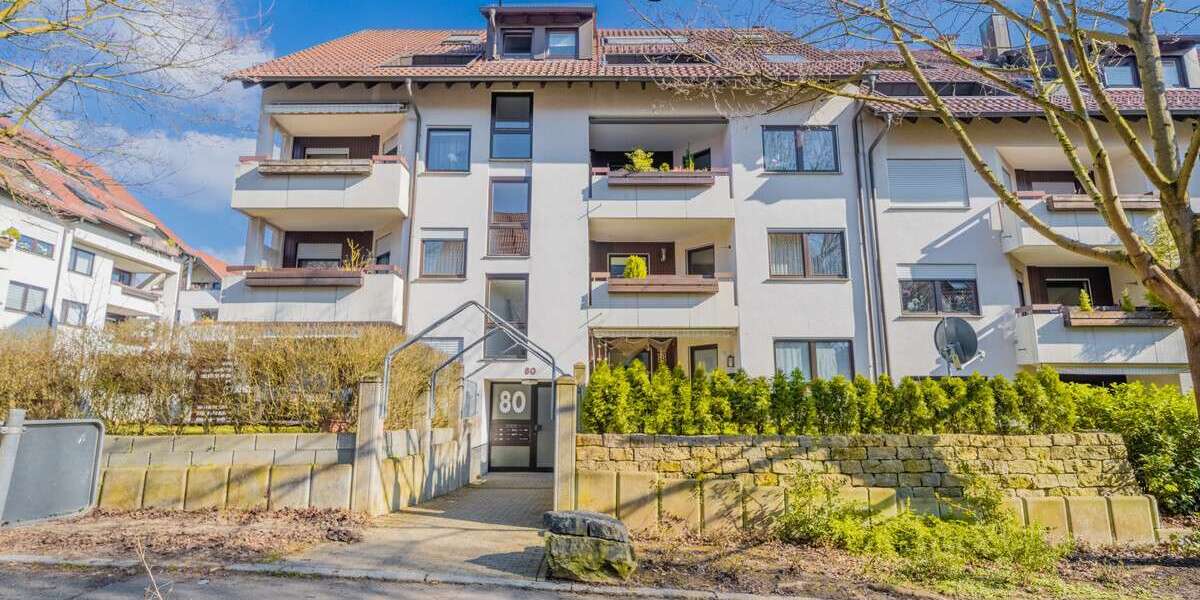 Etagenwohnung Fellbach Oeffingen - 3 Zimmer, 69 m&sup2;, 280.000&euro; | Angebot:26787057