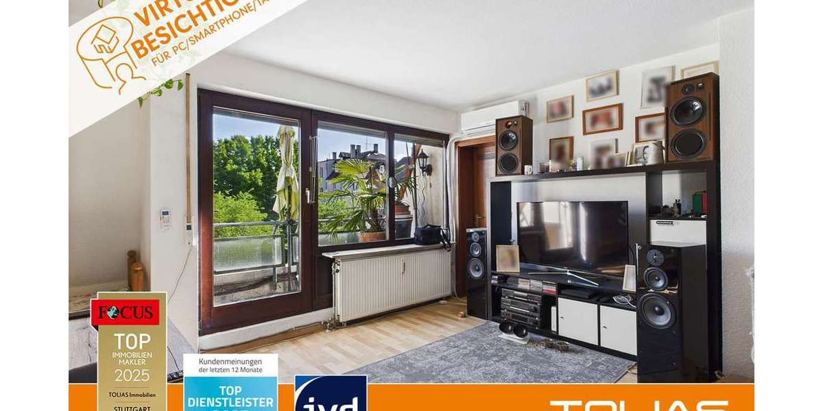 Etagenwohnung Stuttgart Zuffenhausen - 1 Zimmer, 32 m&sup2;, 129.000&euro; | Angebot:20750138