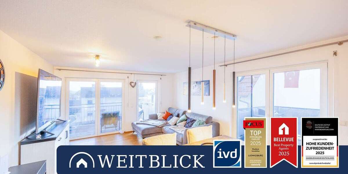 Etagenwohnung Großbottwar - 3 Zimmer, 78 m&sup2;, 335.000&euro; | Angebot:24481882