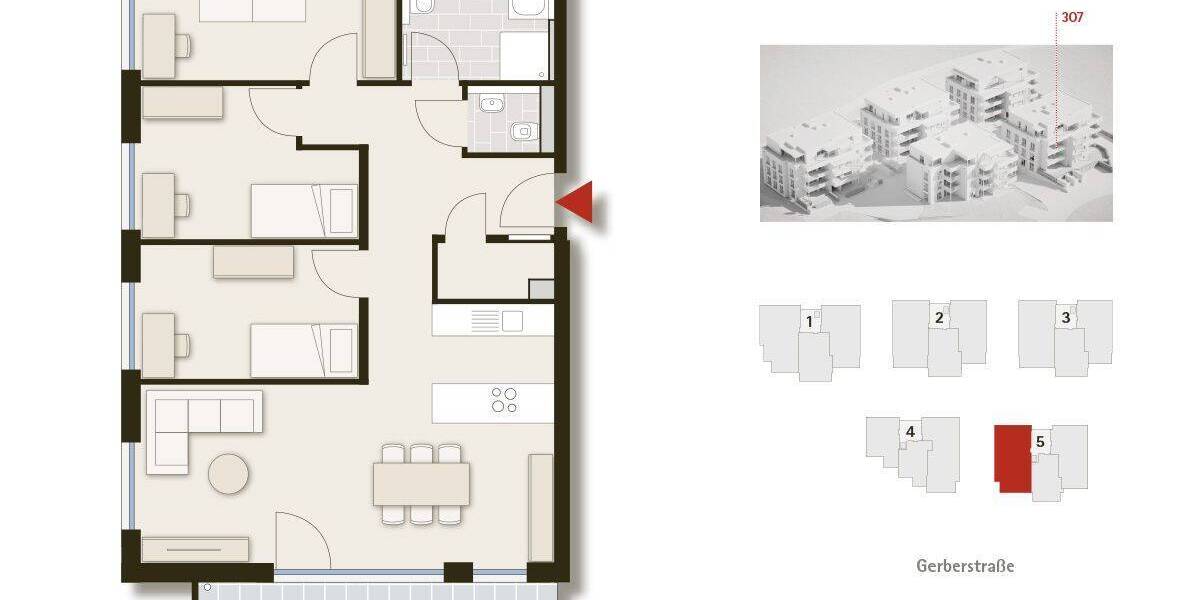Etagenwohnung Winnenden - 4 Zimmer, 97 m&sup2;, 609.000&euro; | Angebot:25916869
